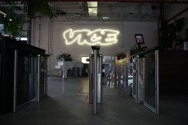 A photograph of Vice offices, courtesy of Vice Media Group.