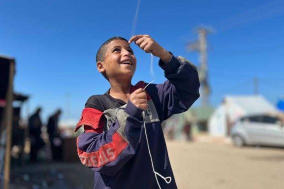 Kites in Rafah