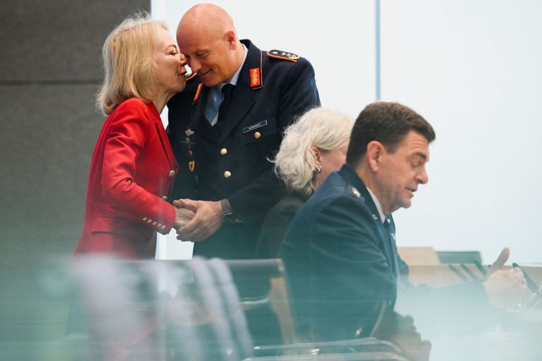 United States Ambassador to Germany Amy Gutmann, Inspector of the German Air Force, Lieutenant General Ingo Gerhartz