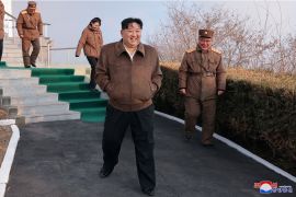 North Korean leader Kim Jong Un has overseen a series of provocative acts against his southern neighbour recently, including missile tests [File: KCNA via Reuters]