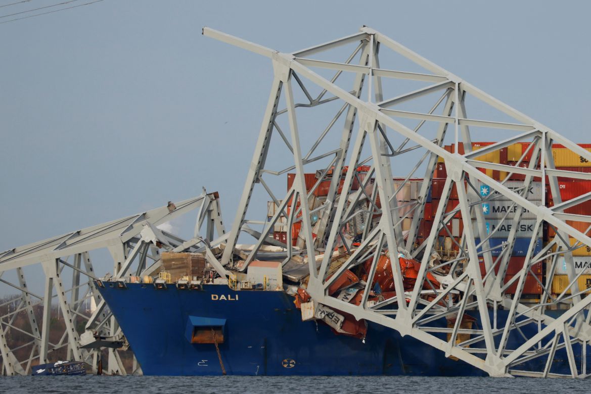 Major US bridge collapses as cargo ship plows into pylon