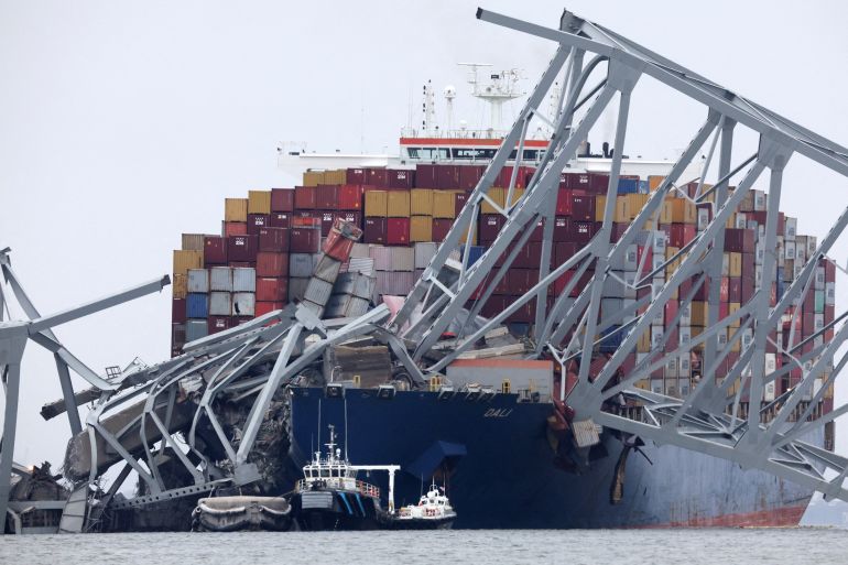 Dali cargo vessel that crashed into Baltimore bridge