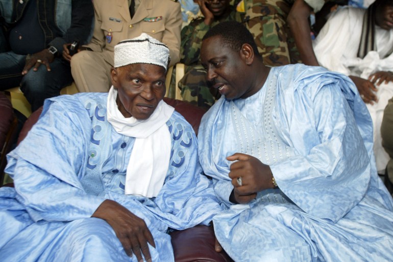 Abdoulaye Wade and Macky Sall in 2007