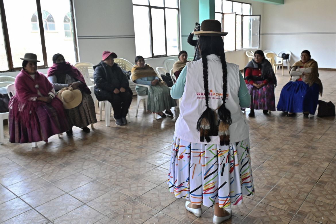 Indigenous Bolivian women take up taekwondo against gender-based violence