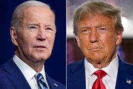 US President Joe Biden and his Republican predecessor Donald Trump are set to face off in the 2024 election on November 5 [File: AP Photo]