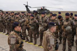 French soldiers at Mihail Kogalniceanu Air Base, Constanta, Romania [File: Andreea Campeanu/Getty Images]