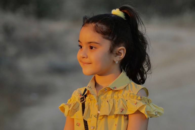 Salma Jaber photographed by her father, [Screengrab/Sanad/Al Jazeera]
