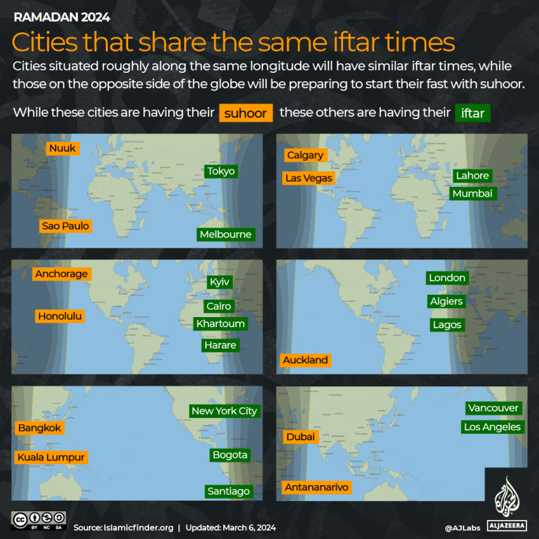 INTERACTIVE - Ramadan 2024 - Cities that share the same iftar times-1709713734