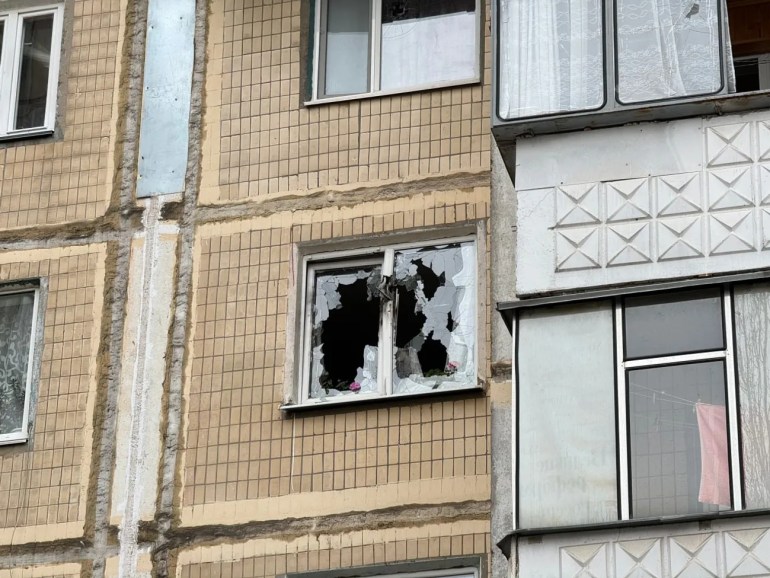 A Ukrainian drone crashed into a residential building in Belgorod. One person died