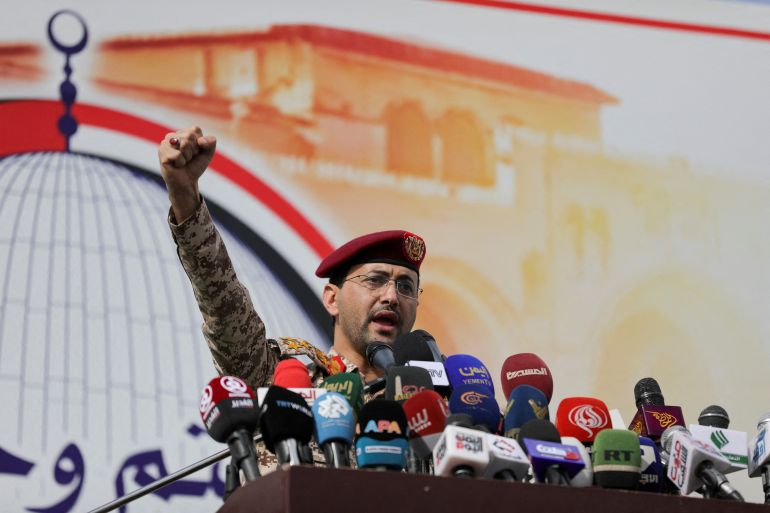 Houthis' military spokesman Yahya Saree