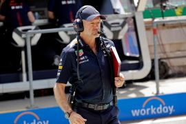 Red Bull chief technology officer Adrian Newey during practice at the Austrian Grand Prix in 2023 [Leonhard Foeger/Reuters]