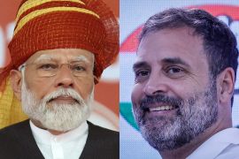 Indian Prime Minister Narendra Modi and opposition leader Rahul Gandhi have locked horns in recent days as a debate over wealth redistribution takes centrestage in India amid national elections [Reuters]