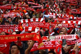 Liverpool fans will be hoping their team can end the last few games of the season with wins under their belt [Carl Recine/Reuters]