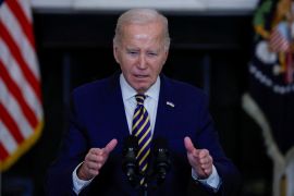 &#039;If they go into Rafah, I&#039;m not supplying the weapons that have been used historically to deal with Rafah,&#039; US President Joe Biden told CNN this week about a potential suspension of US arms to Israel [File: Evelyn Hockstein/Reuters]